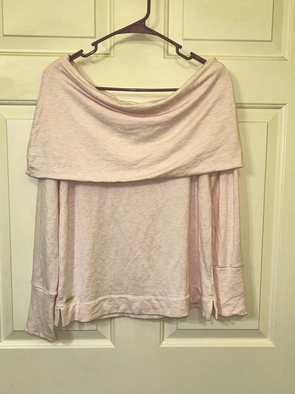 Lilly Pulitzer Pale Pink Off-the-Shoulder Sweater